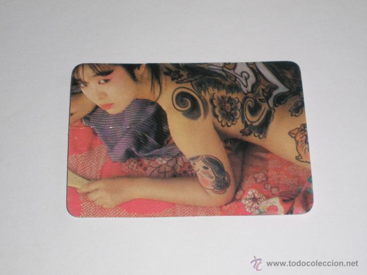 Coleccionismo calendarios: CALENDARIO PORTUGAL 1987 - MOZA ORIENTAL. TATUAJES