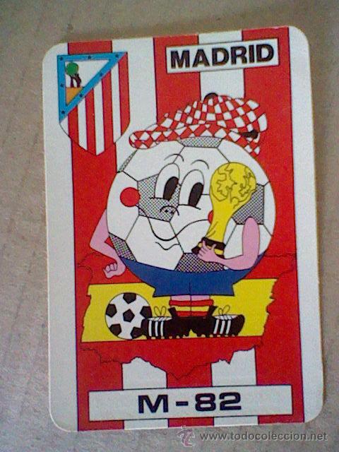Coleccionismo calendarios: CALENDARIO 1982 AT MADRID  M 82 MUNDIAL