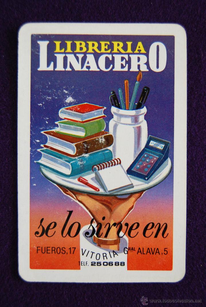 Collezionismo Calendari: CALENDARIO FOURNIER. LIBRERIA LINACERO, VITORIA. 1988