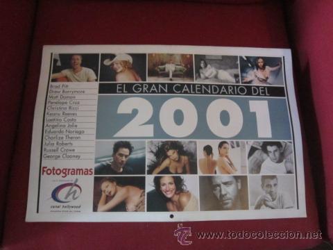 Coleccionismo Calendarios: FOTOGRAMAS. 2001. EL GRAN CALENDARIO.