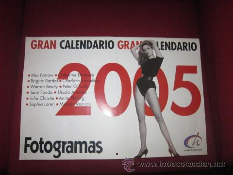 Coleccionismo Calendarios: FOTOGRAMAS. 2005. EL GRAN CALENDARIO.