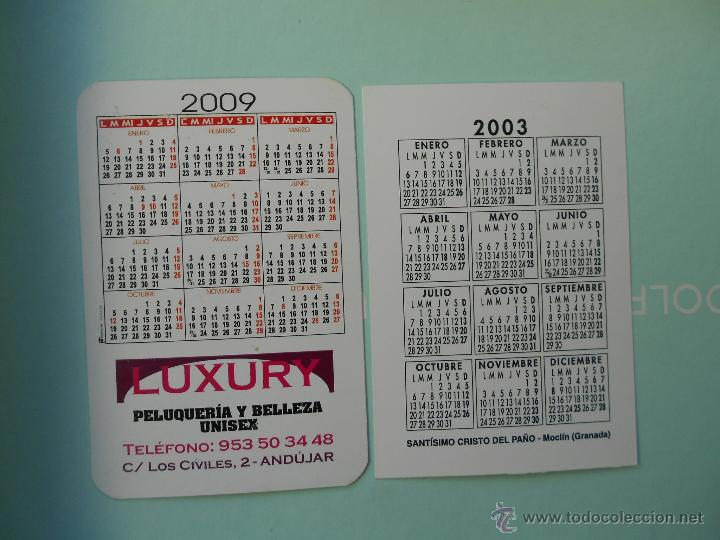 Coleccionismo calendarios: calendarios de bolsillo 2003,09 - Foto 2