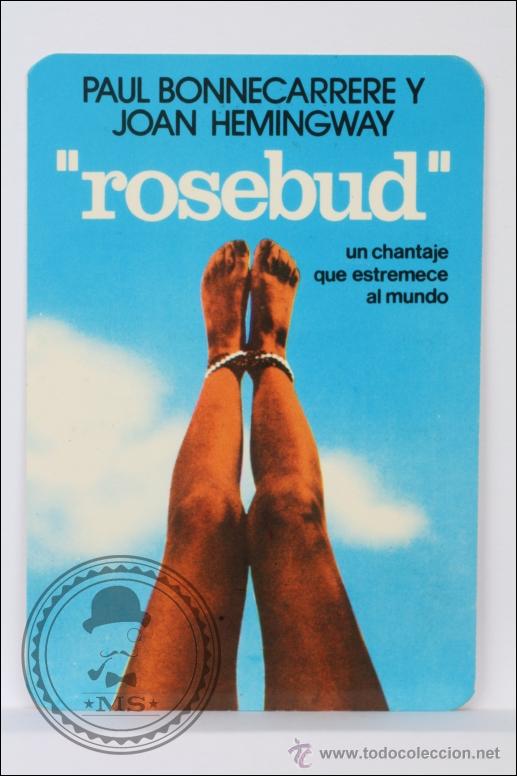 Coleccionismo Calendarios: Calendario de Bolsillo - A&ntilde;o 1975 - Publicidad Ediciones Mart&iacute;nez Roca. Rosebud
