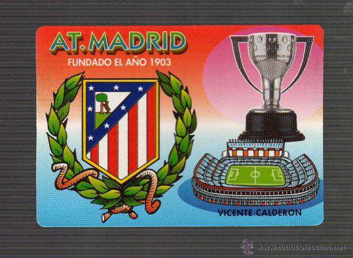 Coleccionismo Calendarios: CALENDARIO DE BOLSILLO DEL ATL&Eacute;TICO DE MADRID (A&Ntilde;O 2003) &middot; ESTADIO VICENTE CALDER&Oacute;N