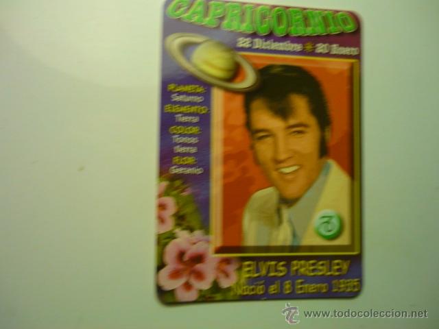 Coleccionismo calendarios: calendario horoscopo cantante elvis presley.-2008