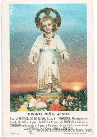 Coleccionismo calendarios: Calendario de Bolsillo H Fournier, Divino Ni&ntilde;o Jes&uacute;s, 1963