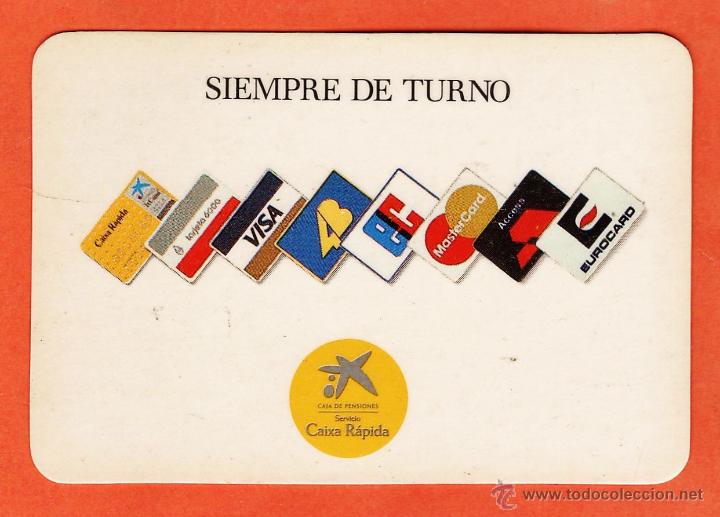 Collezionismo Calendari: calendario bolsillo - caixa rapida / la caixa - en castellano - a&ntilde;o 1990