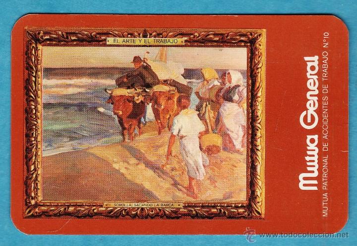 Collectables Calendars: calendario bolsillo - pintura / sorolla - mutua general accidentes de trabajo - a&ntilde;o 1981