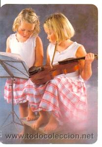 Coleccionismo Calendarios: 11-04bo583. Calendario Ni&ntilde;as con Violin
