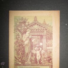 Coleccionismo Calendarios: CALENDARIO GUIA DE BARCELONA - AGUAS AZODADAS - AÑO 1887. Lote 46791089