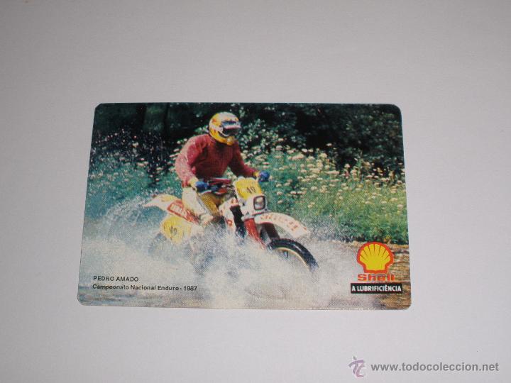 Sammeln von Kalendern: CALENDARIO EXTRANJERO 1988 - SHELL. LUBRICANTES. MOTOS. PEDRO AMADO. CAMPEON ENDURO 1987
