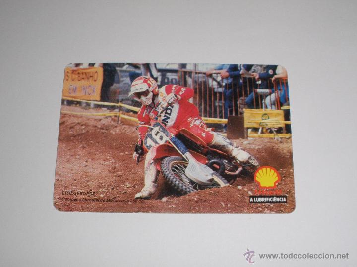Sammeln von Kalendern: CALENDARIO EXTRANJERO 1988 - SHELL. LUBRICANTES. MOTOS. ERIC GEBOERS. CAMPEON MUNDIAL MOTOCROS 250CC