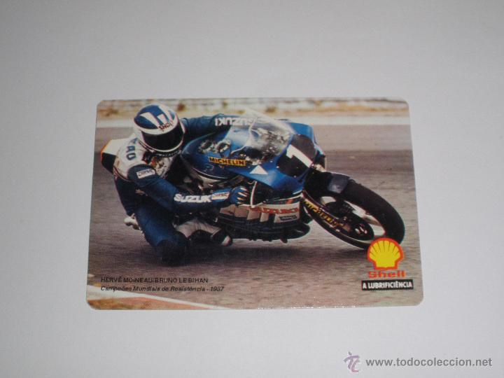 Sammeln von Kalendern: CALENDARIO EXTRANJERO 1988 - SHELL. LUBRICANTES. MOTOS. HERVE MOINEAU / BRUNO LE BIJAN