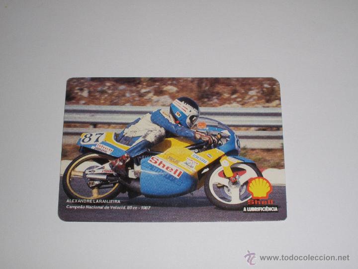 Sammeln von Kalendern: CALENDARIO EXTRANJERO 1988 - SHELL. LUBRICANTES. MOTOS. ALEXANDRE LARANJEIRA. CAMPEON VELOCIDAD 80CC