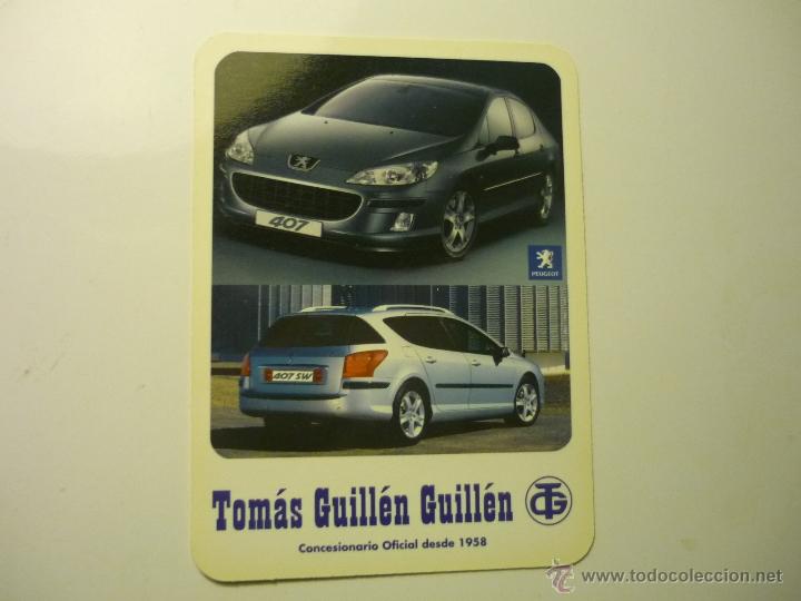 Coleccionismo Calendarios: calendario coches.-public. tomas guillen concesionario peugeot 2005
