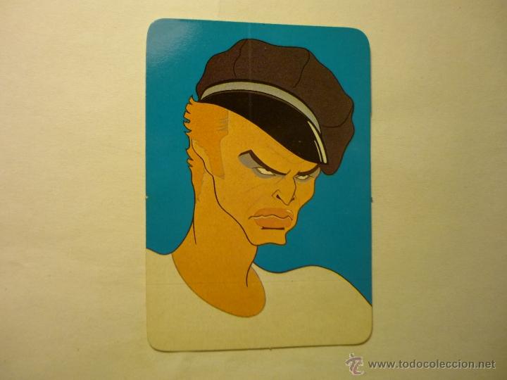 Coleccionismo Calendarios: CALENDARIO CINE .CARICATURA MARLON BRANDO .-EXTRANJERO 1986