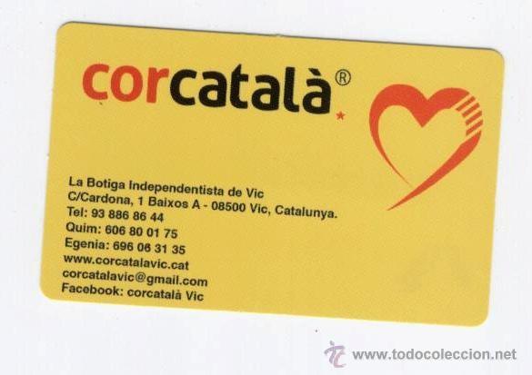 Coleccionismo Calendarios: COR CATALA - BOTIGA INDEPENDENTISTA - A&Ntilde;O 2015