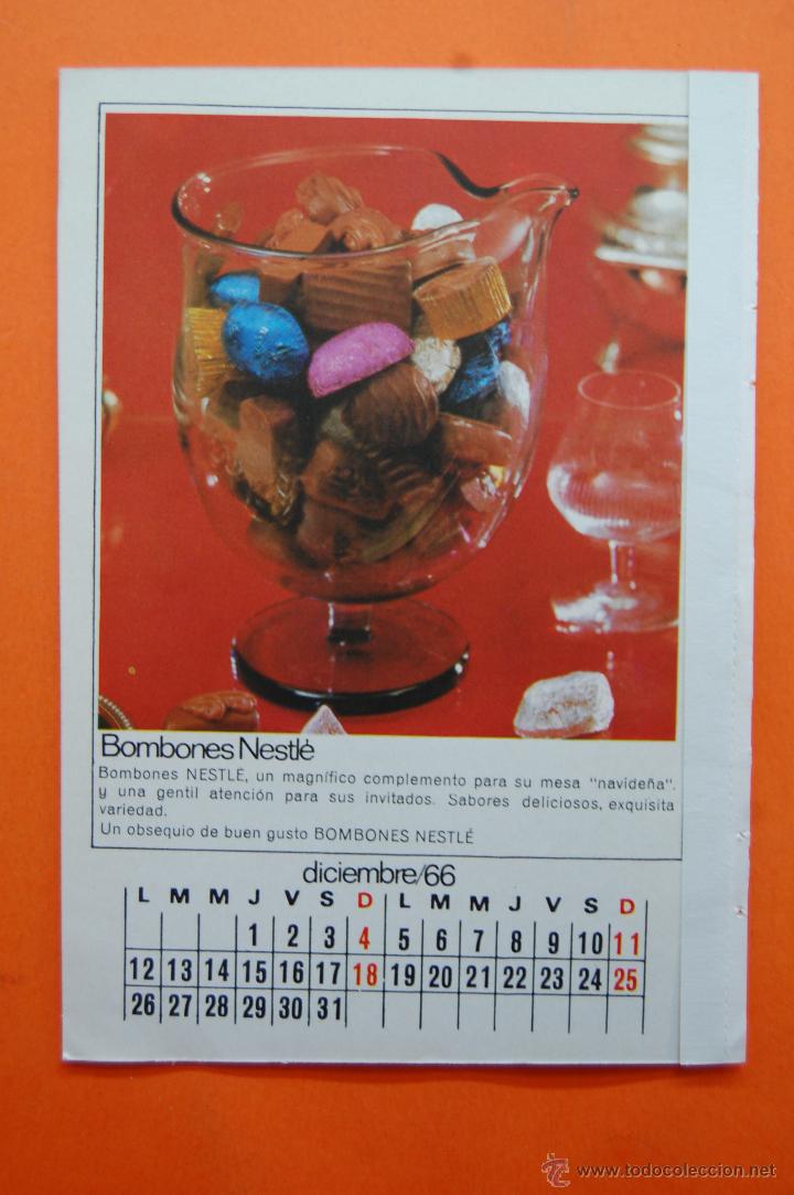 Coleccionismo Calendarios: PUBLICIDAD 1966 - COLECCION COMIDA - NESTLE - CALENDARIO EN LIBRILLO 12 PAGINAS PRODUCTOS NESTLE