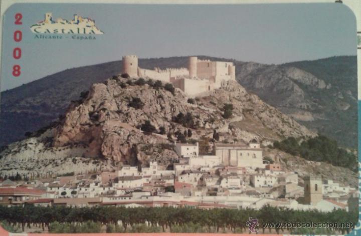 Coleccionismo calendarios: CALENDARIO DE CASTALLA EN ALICANTE