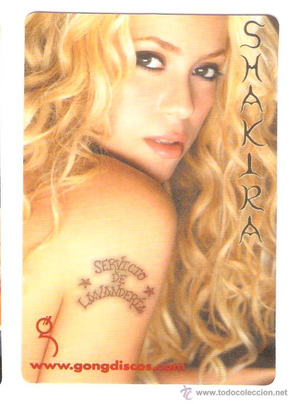 Coleccionismo Calendarios: CALENDARIO DE BOLSILLO PUBLICITARIO A&Ntilde;O 2002 SHAKIRA - GONG DISCOS