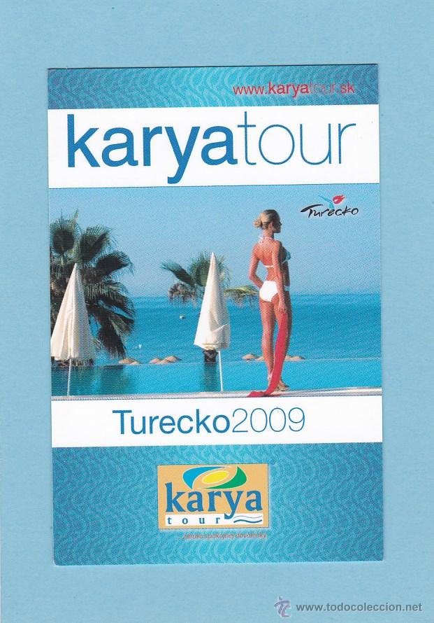 Coleccionismo calendarios: CALENDARIO EXTRANJERO 2009 - KARYA TOUR