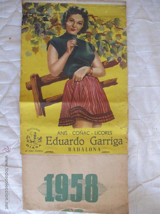 Coleccionismo calendarios: CALENDARIO ORIGINAL DE 1958