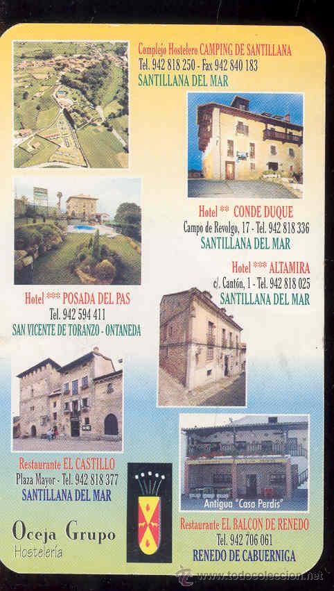 Sammeln von Kalendern: CALENDARIO DE BOLSILLO OCEJA GRUPO HOSTELERIA 2001 CON N&ordm; DE LOTERIA