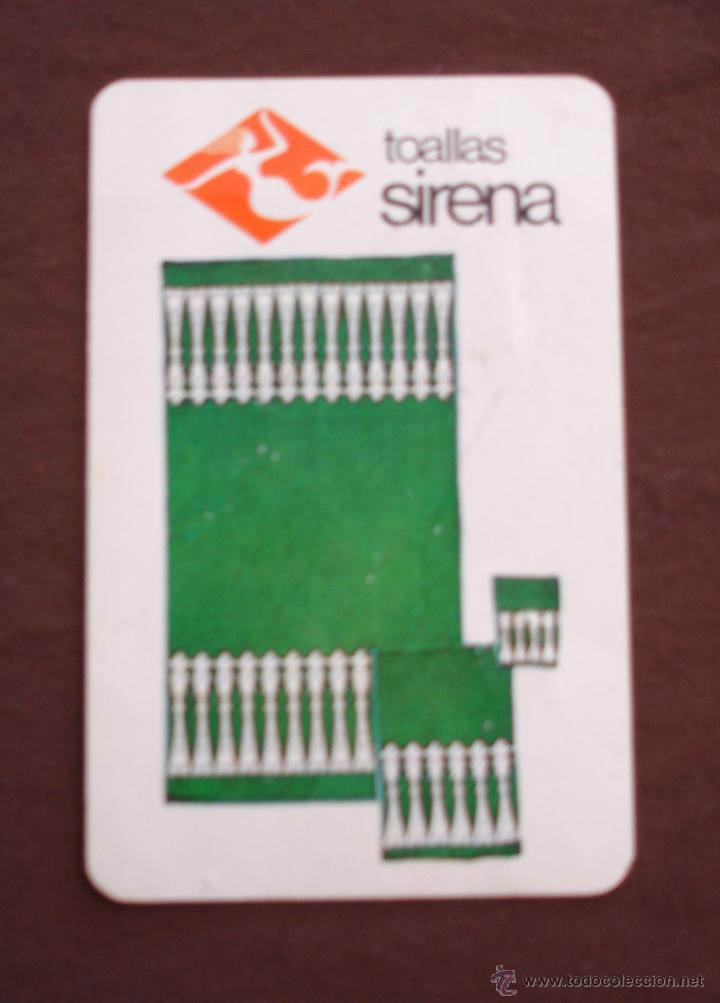 Coleccionismo calendarios: CALENDARIO ALMANAQUE DE BOLSIILO - TOALLAS SIRENA - 1970