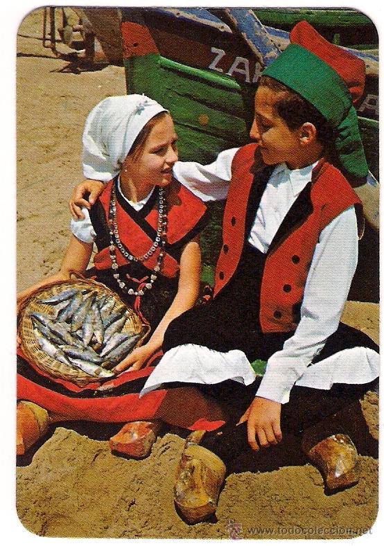 Coleccionismo Calendarios: -60018 CALENDARIO NI&Ntilde;A Y NI&Ntilde;O EN TRAJE REGIONAL, A&Ntilde;O 1982, SERIE IG, CON PUBLICIDAD