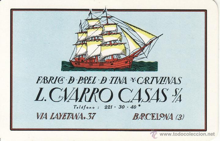 Coleccionismo Calendarios: CALENDARIO DE FOURNIER PUBLICIDAD DE L GUARRO CASAS S.A.