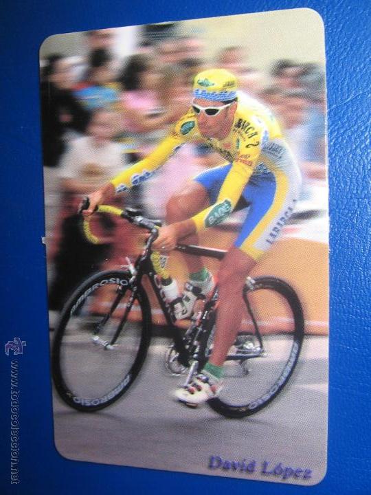 Coleccionismo calendarios: CALENDARIO BOLSILLO DEPORTE (CICLISMO. DAVID LOPEZ) 2004 PARTICULAR (MUY BIEN. FOTO REVERSO)