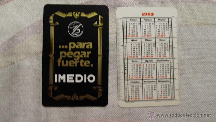 Coleccionismo calendarios: M69 CALENDARIO DE LOS PEGAMENTOS IMEDIO NUEVO DEL A&Ntilde;O 1983