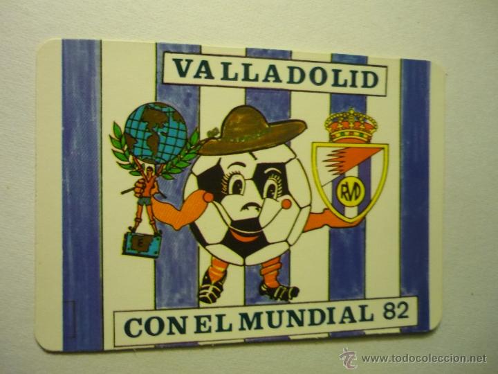 Coleccionismo calendarios: CALENDARIO FUTBOL 1982 VALLADOLID MUNDIAL