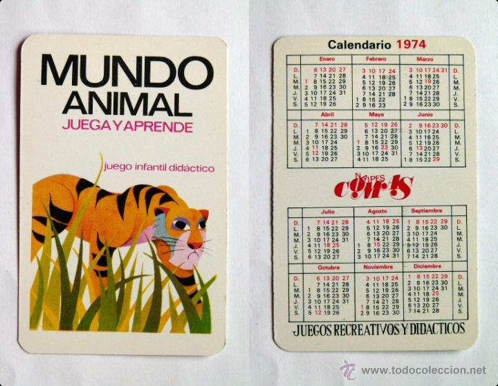 Coleccionismo calendarios: Calendario Naipes Comas 1974 - Foto 1