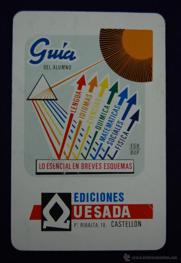 Collezionismo Calendari: CALENDARIO FOURNIER. EDICIONES QUESADA. CASTELLON. 1980.