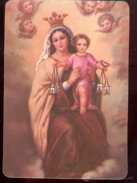 Sammeln von Kalendern: CALENDARIO VIRGEN 1987 - CONFITERIA LOS LEONES - OVIEDO