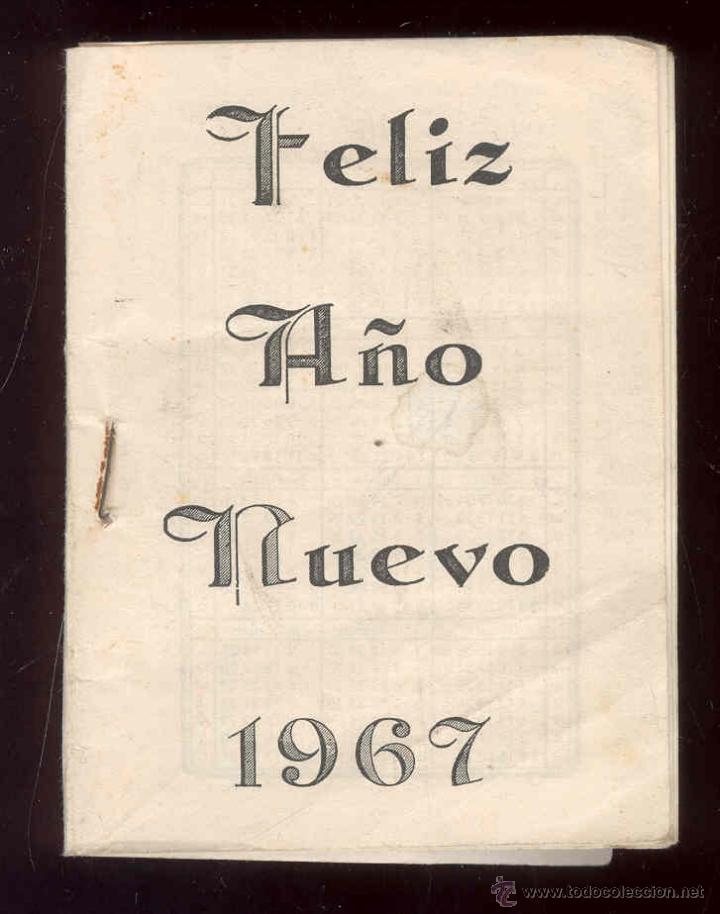 Sammeln von Kalendern: FELIZ A&Ntilde;O 1967 -CALENDARIO Y NUMEROS DE INTERES