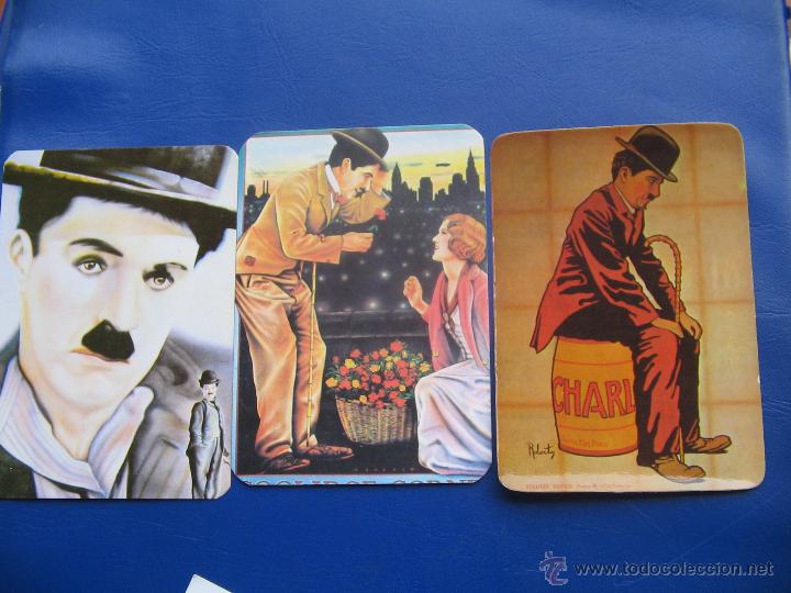 Coleccionismo calendarios: CALENDARIO BOLSILLO (LOTE DE 3) CINE (1986, 1988, 1991) CHARLOT. CHARLIE CHAPLIN (PORTUGAL)