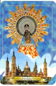Coleccionismo Calendarios: 11-04rr150. Calendario. Virgen del Pilar
