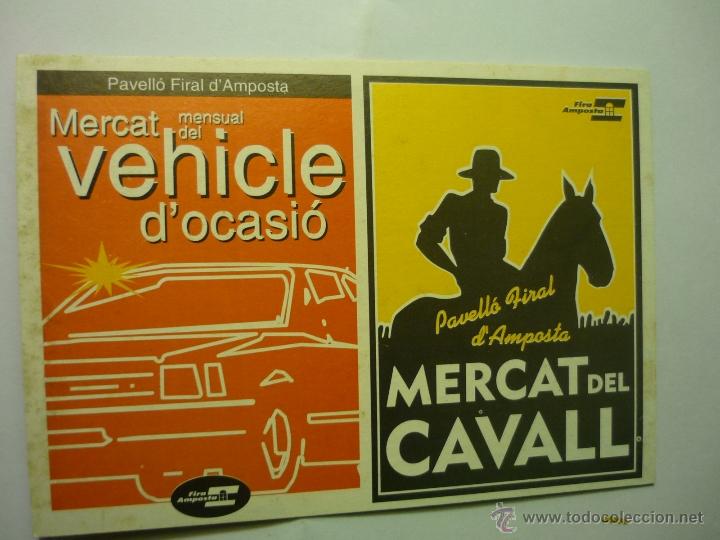 Coleccionismo Calendarios: calendario 2003-catalan  amposta feria del vehiculo y mercado del caballo
