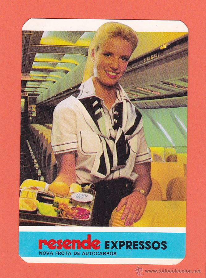 Coleccionismo calendarios: CALENDARIO PORTUGAL 1987 - AZAFATA. RESENDE EXPRESSOS. TRANSPORTES