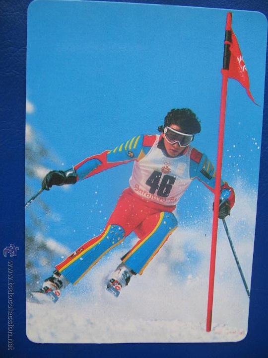Coleccionismo calendarios: CALENDARIO BOLSILLO DEPORTE (ESQUI) 1987 (SERIE BO 5103) BIEN