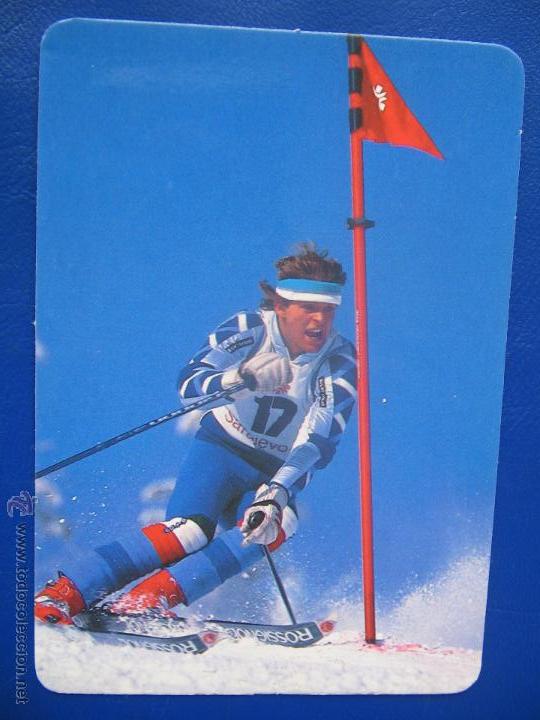 Coleccionismo calendarios: CALENDARIO BOLSILLO DEPORTE (ESQUI) 1987 (SERIE DLB 1) NUEVO