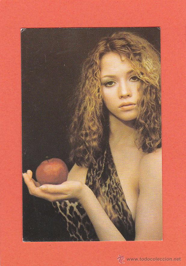 Coleccionismo calendarios: CALENDARIO EROTICO RUSIA 1993 - CHICA CON MANZANA. MUJER