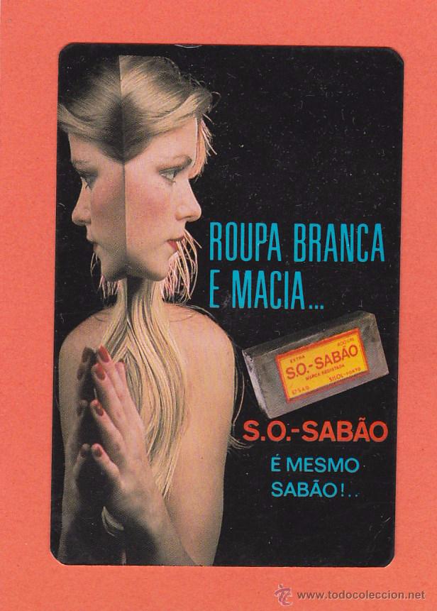 Coleccionismo calendarios: CALENDARIO PORTUGAL 1986 - JABON S.O.-SABAO - CHICA RUBIA