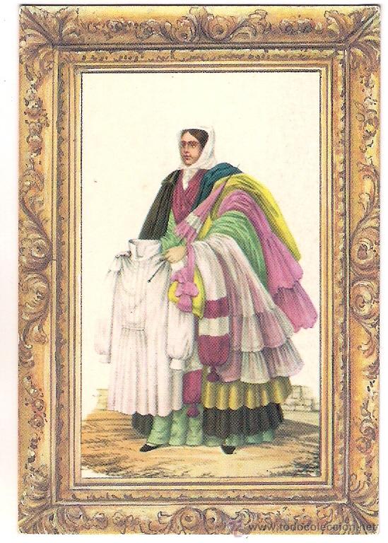 Coleccionismo Calendarios: -61419 CALENDARIO PINTURA MUJER CON TRAJE REGIONAL, A&Ntilde;O 1992, CON PUBLICIDAD, EXTRANJERO