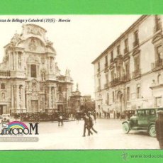 Coleccionismo Calendarios: CALENDARIO DE BOLSILLO 1998 - LIBECROM - PLAZA DE BELLUGA Y CATEDRAL 1935 - MURCIA.