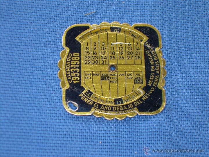 Coleccionismo Calendarios: CALENDARIO DE ALUMINIO DE 1953/1980 DE LABORATORIOS CIDES - NEO BACITRIN - SALI 500 - HIPOMETONIUM