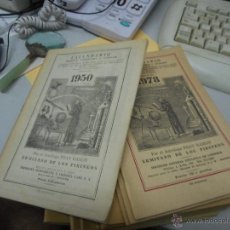 Coleccionismo Calendarios: LIQUIDACION CALENDARIO RELIGIOSO ASTRONOMICO Y LITERARIO 17 CALENDARIOS A PARTIR DE 1950