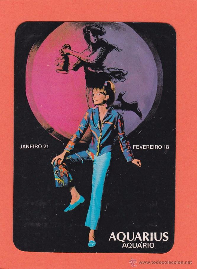 Coleccionismo Calendarios: CALENDARIO PORTUGAL 1986 - HOROSCOPO ACUARIO